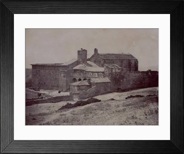 Framed Print : MONASTERIO-FOTOGRAFIA MAS ANTIGUA QUE SE CONOCE. Location: MONASTERIO DE SAN SALVADOR, LEYRE, NAVARRA, SPAIN Framed Print : MONASTERIO-FOTOGRAFIA MAS ANTIGUA QUE SE CONOCE. Location: MONASTERIO DE SAN SALVADOR, LEYRE, NAVARRA, SPAIN