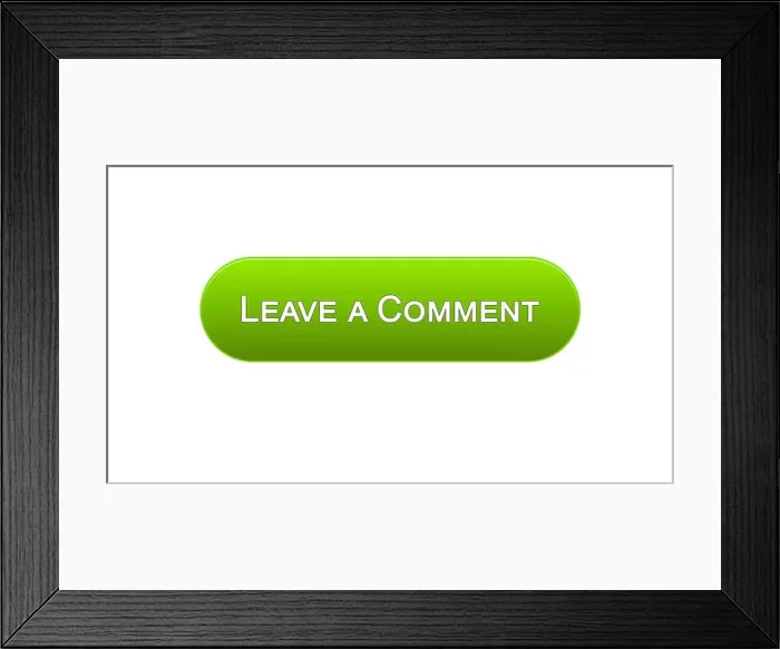 Framed Print : Leave a comment web interface button green color, client feedback, questionnaire Framed Print : Leave a comment web interface button green color, client feedback, questionnaire