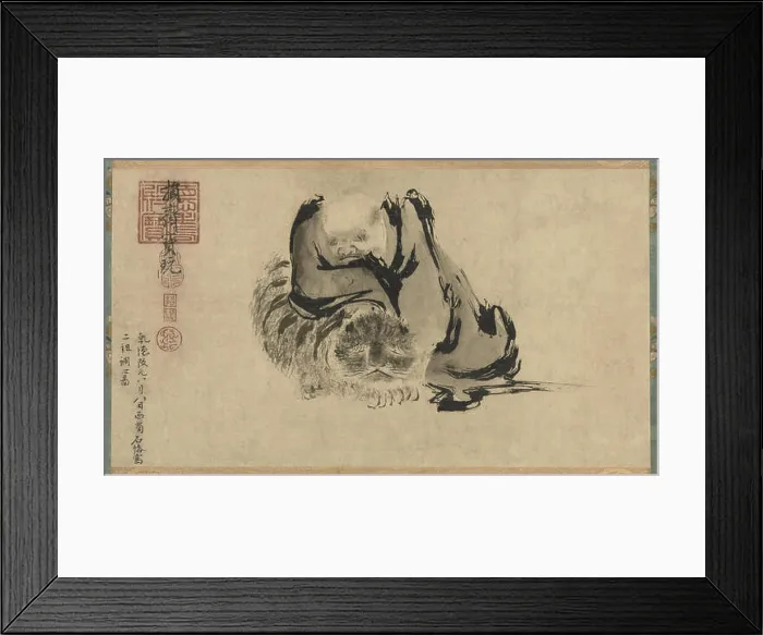 Framed Print : A historical Chinese illustration by Shige Framed Print : A historical Chinese illustration by Shige