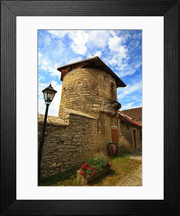 Framed Print : Sulzfeld am Main the Franconian idyll