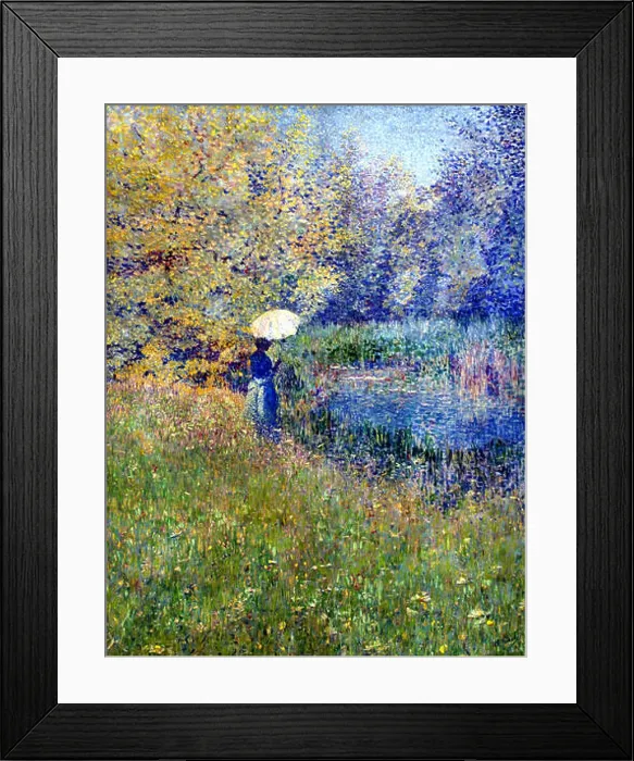 Framed Print : Anna Boch (1848–1936) WOMAN IN LANDSCAPE 1890-1892 Belgian Belgium Framed Print : Anna Boch (1848–1936) WOMAN IN LANDSCAPE 1890-1892 Belgian Belgium