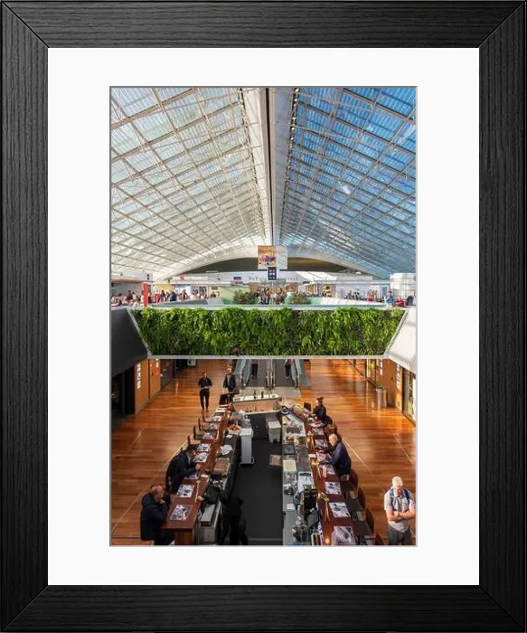Framed Print : France, Val d'Oise, Roissy-en-France, Roissy Charles De Gaulle airport 2F, boarding hall Framed Print : France, Val d'Oise, Roissy-en-France, Roissy Charles De Gaulle airport 2F, boarding hall
