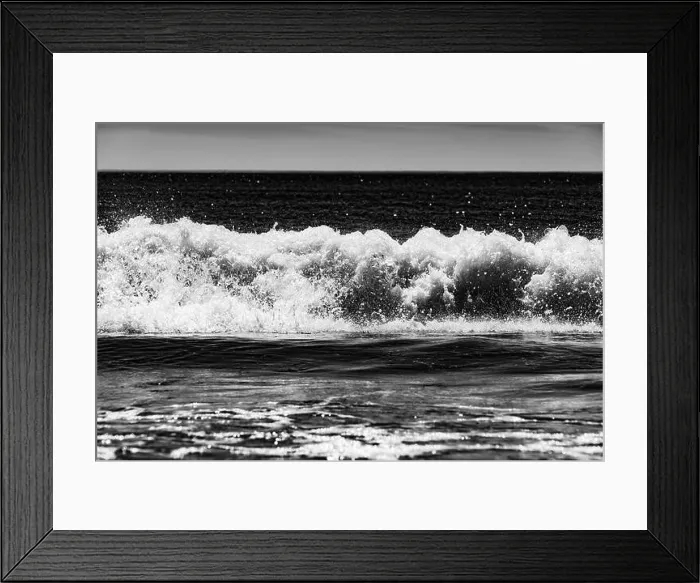 Framed Print : Incoming waves at a beach Framed Print : Incoming waves at a beach