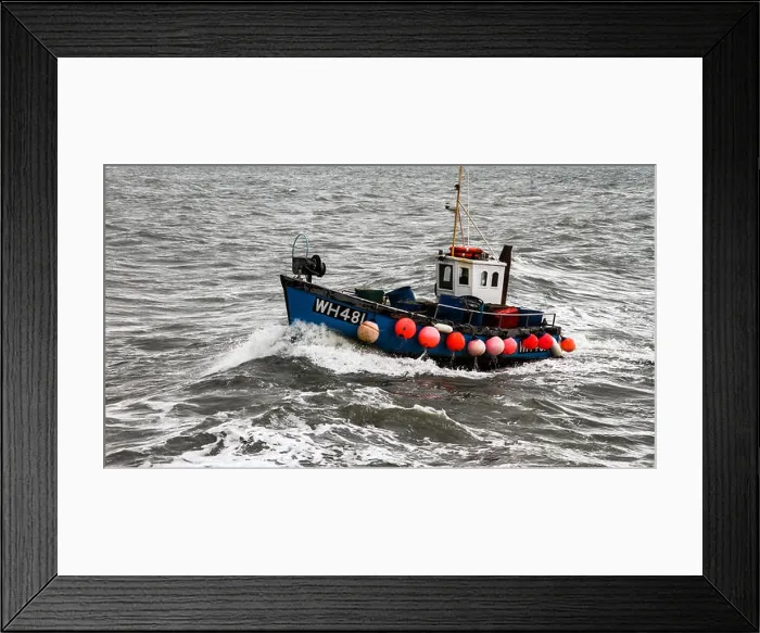 Framed Print : Small fishing boat