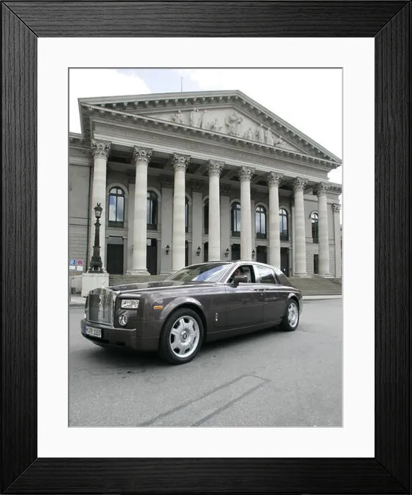 Framed Print : Rolls Royce in front of the opera, Munich, Bavaria, Germany Framed Print : Rolls Royce in front of the opera, Munich, Bavaria, Germany