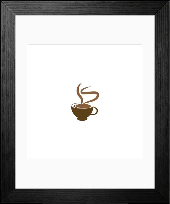 Framed Print : Coffee cup Logo Template vector icon design Framed Print : Coffee cup Logo Template vector icon design
