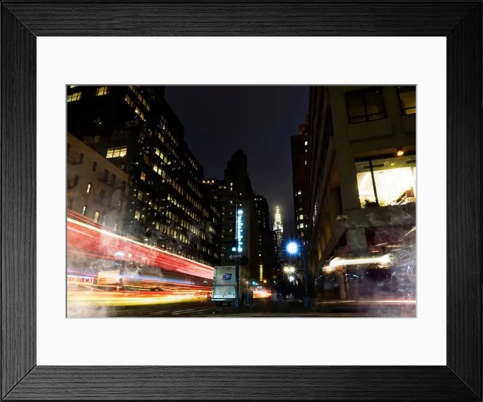 Framed Print : heavy traffic in new yorks sreets Framed Print : heavy traffic in new yorks sreets