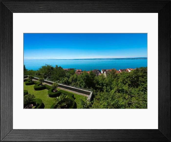 Framed Print : View from the New Castle in Meersburg to Lake Constance - Meersburg, Lake Constance, Baden-Wuerttemberg, Germany, Europe Framed Print : View from the New Castle in Meersburg to Lake Constance - Meersburg, Lake Constance, Baden-Wuerttemberg, Germany, Europe