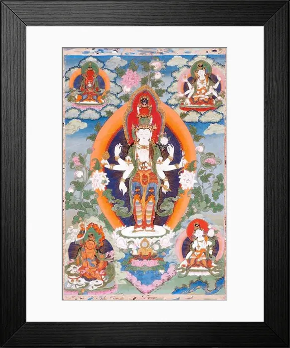 Framed Print : Avalokiteshvara Mahakarunika Framed Print : Avalokiteshvara Mahakarunika