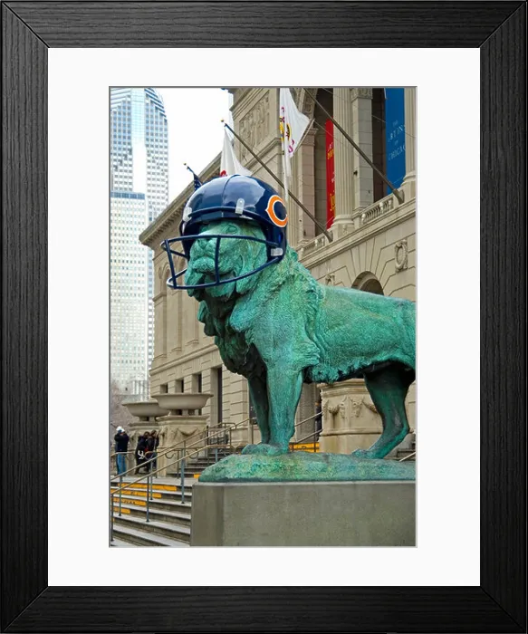 Framed Print : Chicago Lions / Bears Framed Print : Chicago Lions / Bears