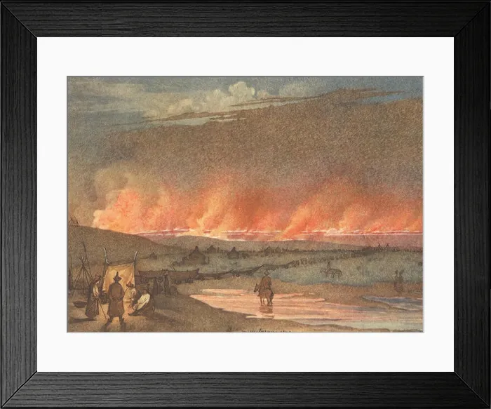 Framed Print : Taras Shevchenko - Fire Steppe 1848 Framed Print : Taras Shevchenko - Fire Steppe 1848