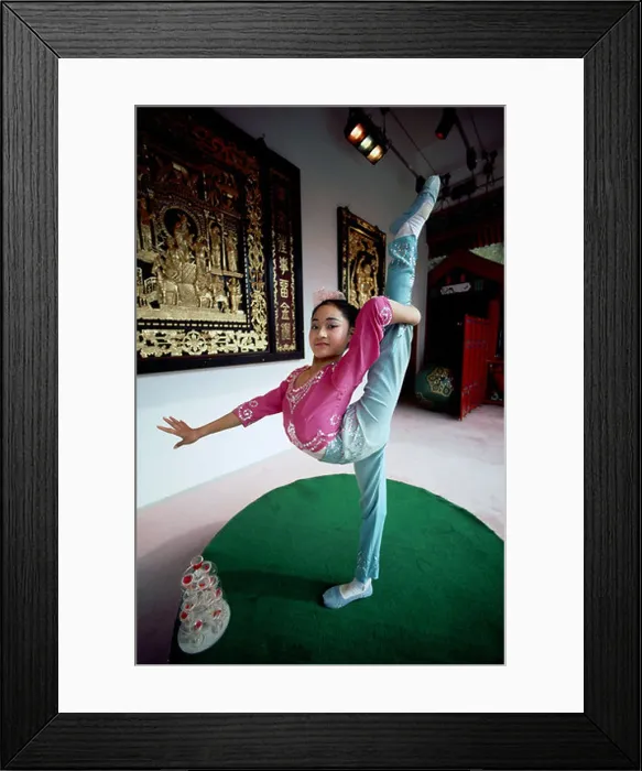 Framed Print : Acrobat, Asia, Asian, Child, China Framed Print : Acrobat, Asia, Asian, Child, China