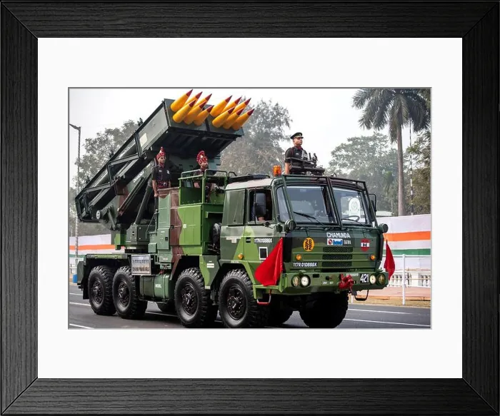 Framed Print : Calcutta, India - January 24, 2023: Indian army practice their parade during republic day Framed Print : Calcutta, India - January 24, 2023: Indian army practice their parade during republic day