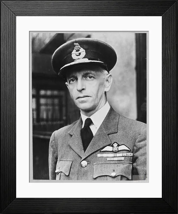 Framed Print : Air Commodore R.W. Chappell, MC, served in the Royal Air Force during World War II, holding a senior command position Framed Print : Air Commodore R.W. Chappell, MC, served in the Royal Air Force during World War II, holding a senior command position