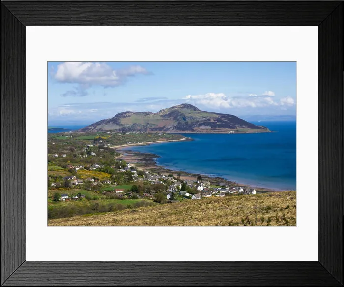Framed Print : Whiting Bay and Holy Island Framed Print : Whiting Bay and Holy Island
