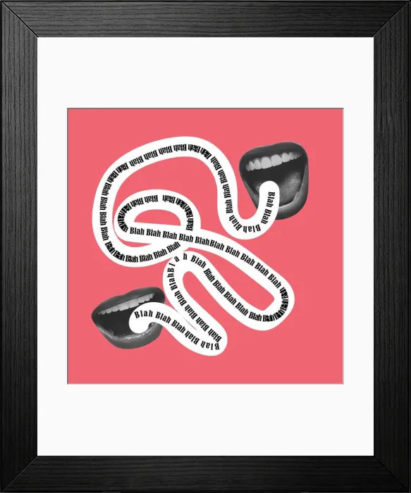 Framed Print : Female mouths talking, gossip. Modern design, contemporary art collage. Inspiration, idea, trendy urban magazine style Framed Print : Female mouths talking, gossip. Modern design, contemporary art collage. Inspiration, idea, trendy urban magazine style
