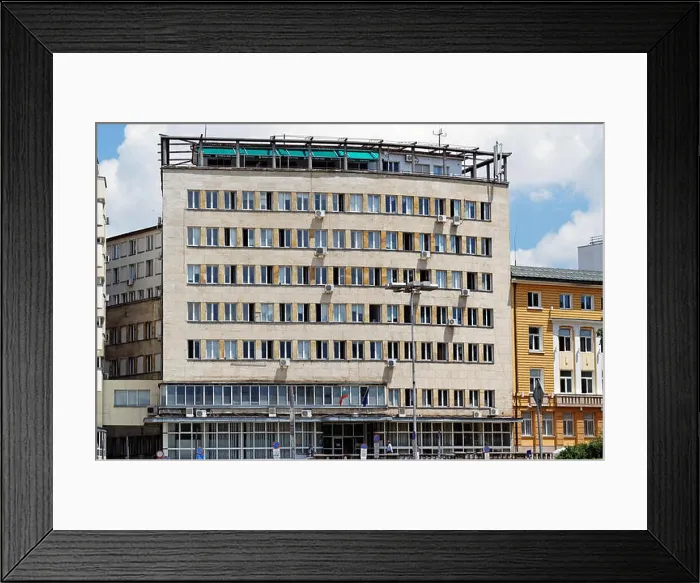 Framed Print : Building of the Bulgarian Archives State Agency at 5 Moskovska str, Sofia, Bulgaria Framed Print : Building of the Bulgarian Archives State Agency at 5 Moskovska str, Sofia, Bulgaria