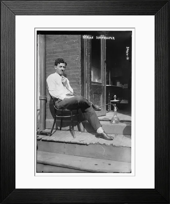 Framed Print : Syrian shopkeeper Framed Print : Syrian shopkeeper