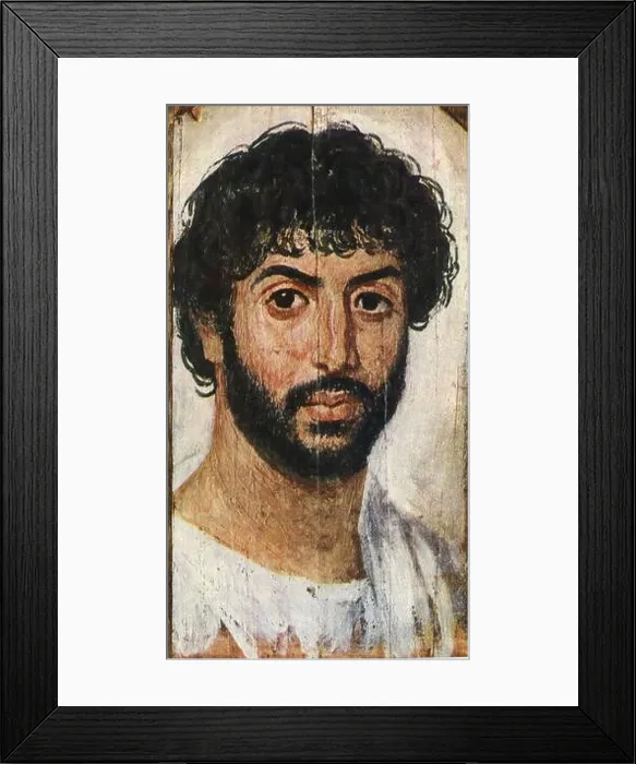 Framed Print : Il Bello (Fayum mummy portrait) Framed Print : Il Bello (Fayum mummy portrait)