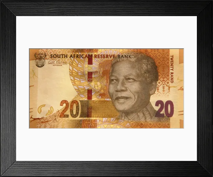 Framed Print : R20 note, South Africa Framed Print : R20 note, South Africa