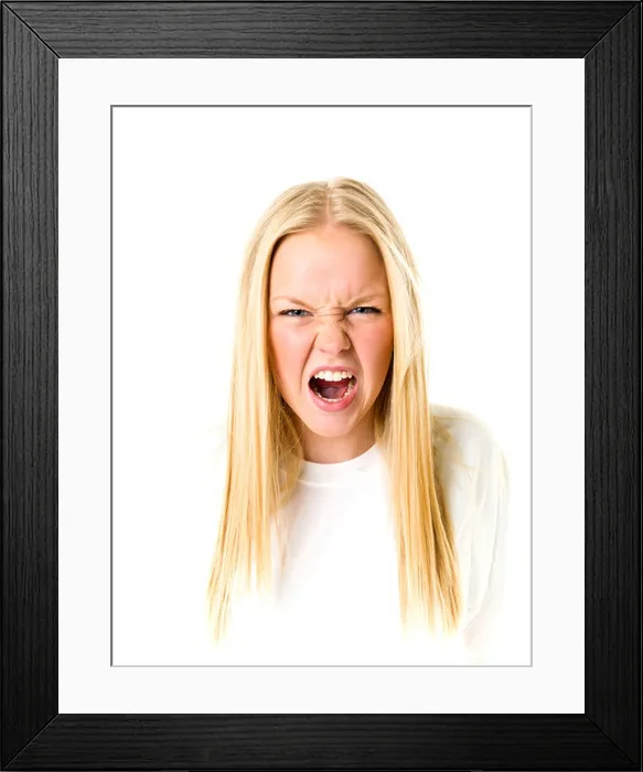Framed Print : Blond woman Framed Print : Blond woman