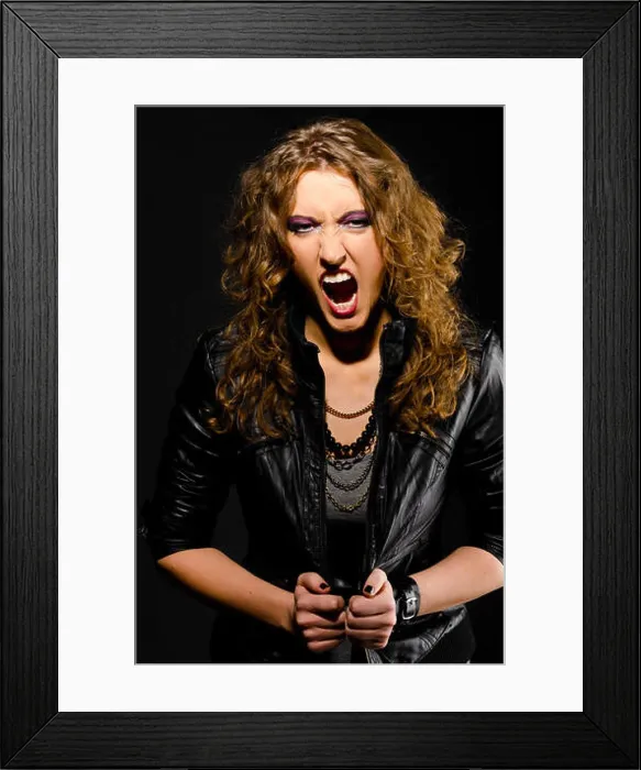 Framed Print : angry woman Framed Print : angry woman