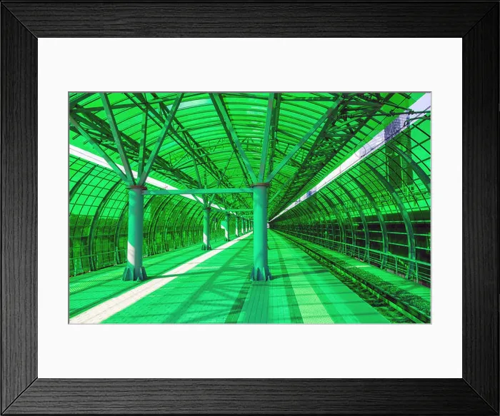 Framed Print : Green railway station Framed Print : Green railway station