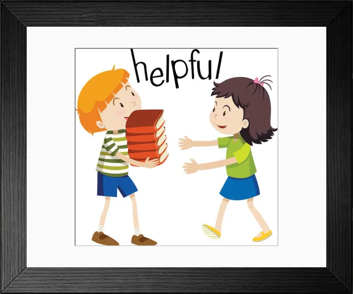 Framed Print : English vocabulary word helpful Framed Print : English vocabulary word helpful