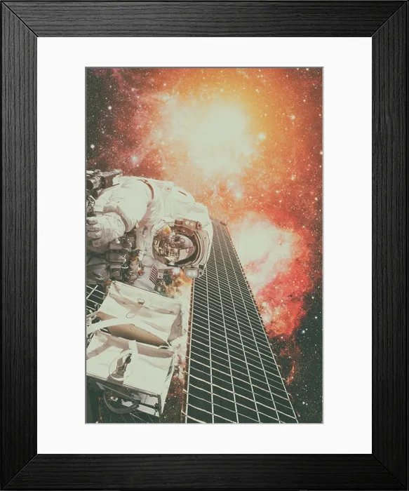 Framed Print : Astronaut on space mission. Elements of this image furnished by NASA Framed Print : Astronaut on space mission. Elements of this image furnished by NASA