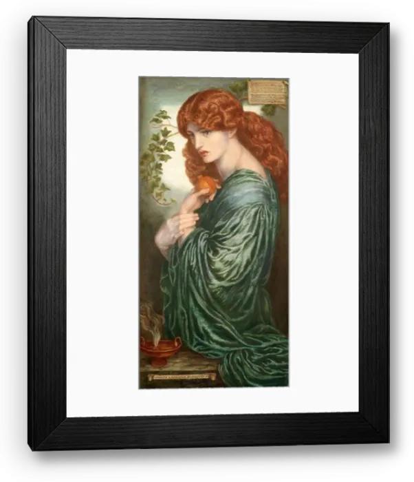 Framed Print : Proserpine, 1882, Artist: Dante Gabriel Rossetti