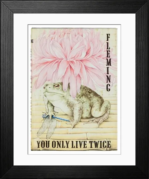 Framed Print : You Only Live Twice by Ian Fleming (1908-1964) the eleventh novel featuring British Secret Service agent 007 James Bond Framed Print : You Only Live Twice by Ian Fleming (1908-1964) the eleventh novel featuring British Secret Service agent 007 James Bond