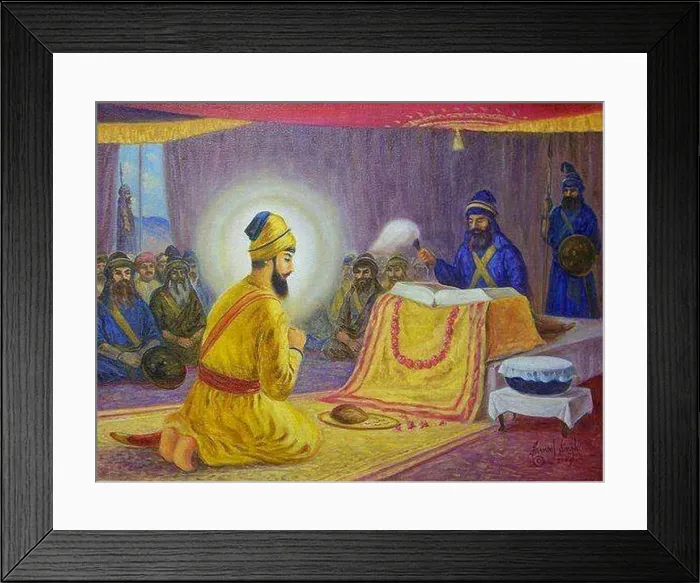 Framed Print : The image depicts Guru Gobind Singh Framed Print : The image depicts Guru Gobind Singh