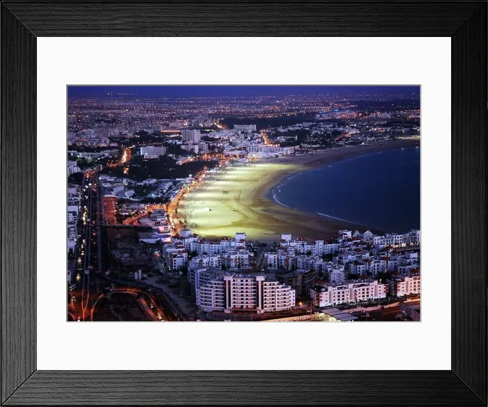 Framed Print : The tourist town of Agadir in Morocco Framed Print : The tourist town of Agadir in Morocco
