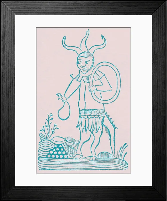 Framed Print : Lucifuge Rofocale - Figure from The Grand Grimoire Framed Print : Lucifuge Rofocale - Figure from The Grand Grimoire