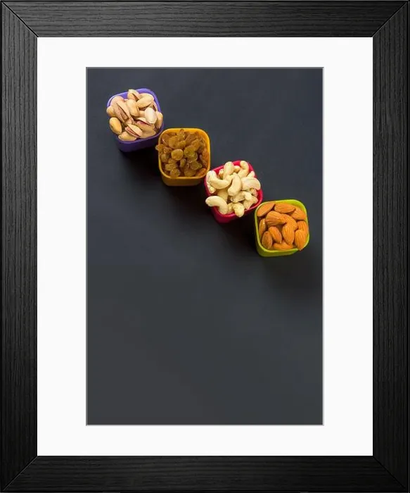 Framed Print : Healthy Mix Dry Fruits and Nuts on dark background. Almonds, Pistachio, Cashews, Raisins Framed Print : Healthy Mix Dry Fruits and Nuts on dark background. Almonds, Pistachio, Cashews, Raisins