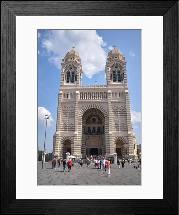 Framed Print : Cathedral Major in Marseille France Framed Print : Cathedral Major in Marseille France