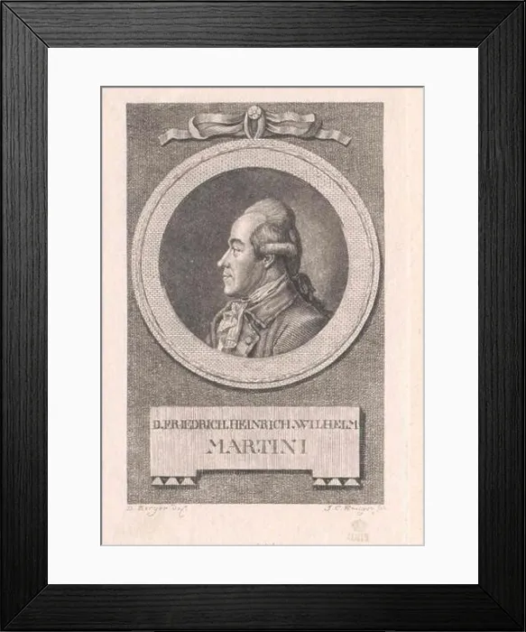 Framed Print : Martini, Friedrich Heinrich Wilhelm Framed Print : Martini, Friedrich Heinrich Wilhelm