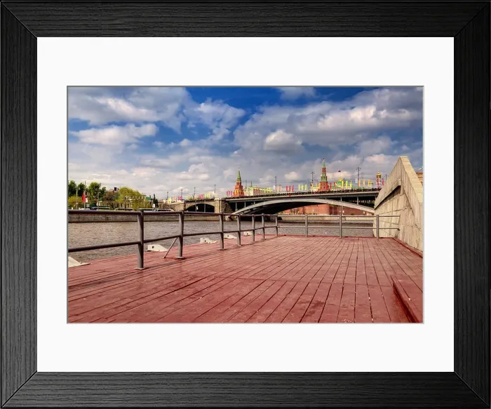 Framed Print : At Moscow river Framed Print : At Moscow river
