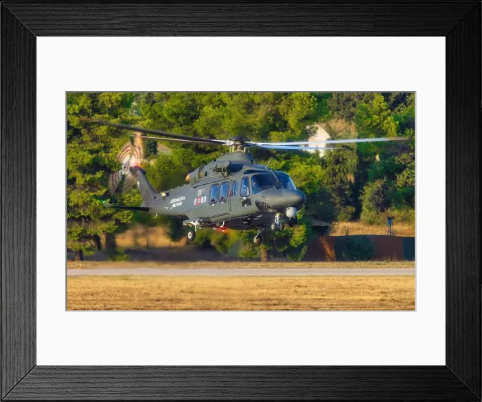 Framed Print : Agusta-Westland HH-139B from Italy - Air Force at Tanagra