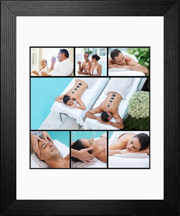 Framed Print : Theres no better way to relax. Composite image of a couple enjoying a spa day Framed Print : Theres no better way to relax. Composite image of a couple enjoying a spa day