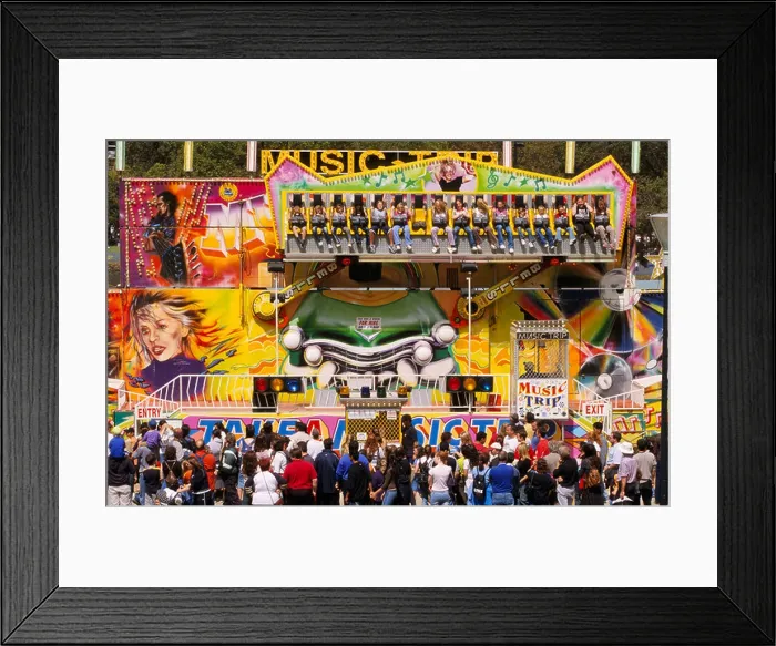 Framed Print : carnival ride, Moomba Melbourne