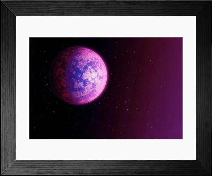 Framed Print : Exoplanet in deep space.Elements of this image were furnished by NASA Framed Print : Exoplanet in deep space.Elements of this image were furnished by NASA