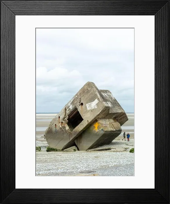 Framed Print : Second World War German bunker on the beach at Le Hourdel near Cayeux sur Mer, Bay of the Somme, Picardy, France Framed Print : Second World War German bunker on the beach at Le Hourdel near Cayeux sur Mer, Bay of the Somme, Picardy, France