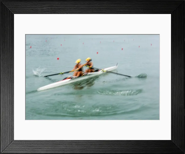 Framed Print : Royal Canadian Henley Regatta, two woman rowers Framed Print : Royal Canadian Henley Regatta, two woman rowers