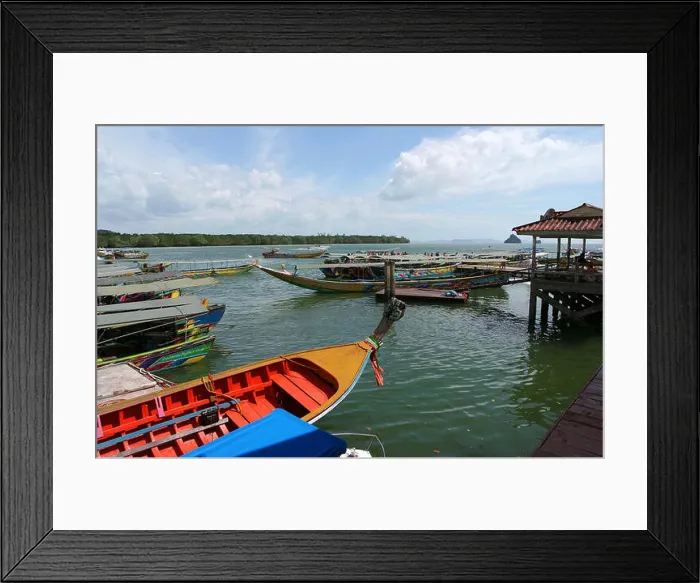 Framed Print : View from Koh Panyee, Phuket, Thailand Framed Print : View from Koh Panyee, Phuket, Thailand