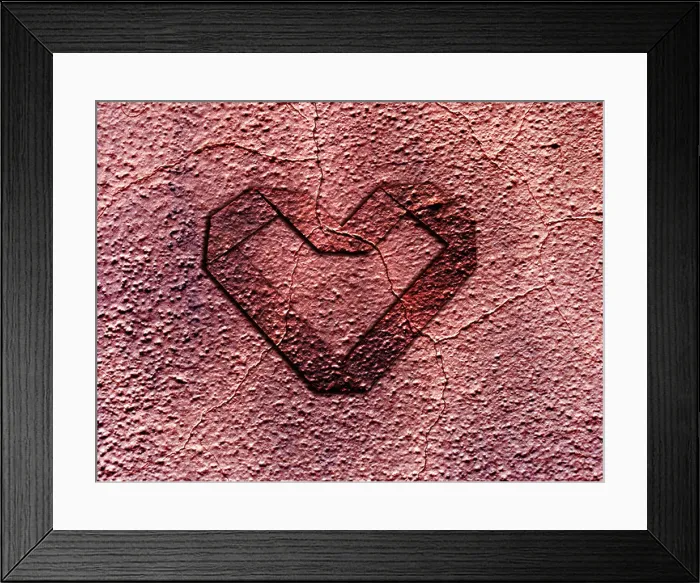 Framed Print : Grunge heart embossed on rusty metal surface - Valentine concept Framed Print : Grunge heart embossed on rusty metal surface - Valentine concept