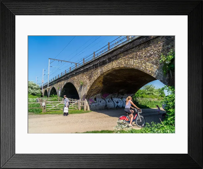 Framed Print : Railway arches used by A.V. Roe to assemble the Roe 1 triplane Framed Print : Railway arches used by A.V. Roe to assemble the Roe 1 triplane