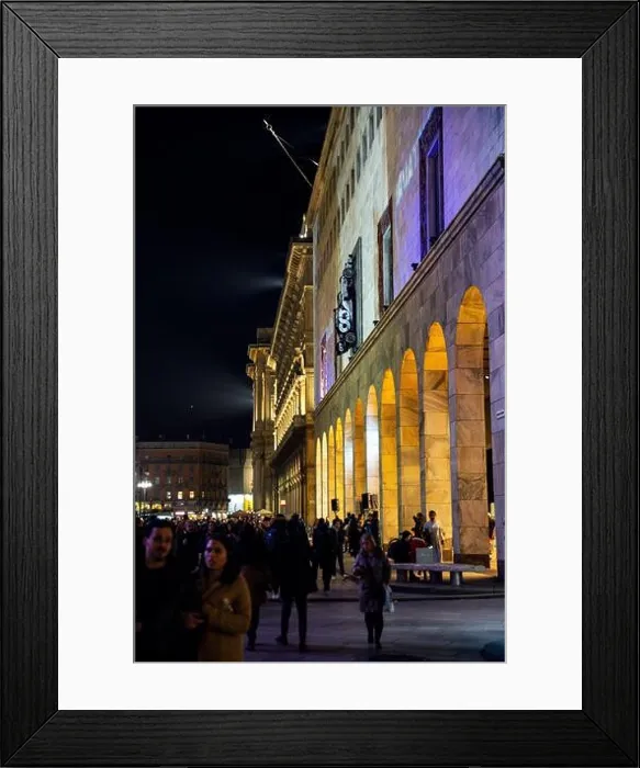 Framed Print : 2020 Alpha Tauri AT01 revealed on the side of La Rinascente in Milan, Italy - 14 Feb 2020 Framed Print : 2020 Alpha Tauri AT01 revealed on the side of La Rinascente in Milan, Italy - 14 Feb 2020