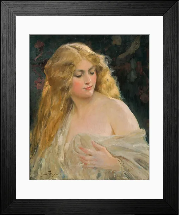Framed Print : Styka Jan - Calypso Blonde-Haired Goddess Framed Print : Styka Jan - Calypso Blonde-Haired Goddess