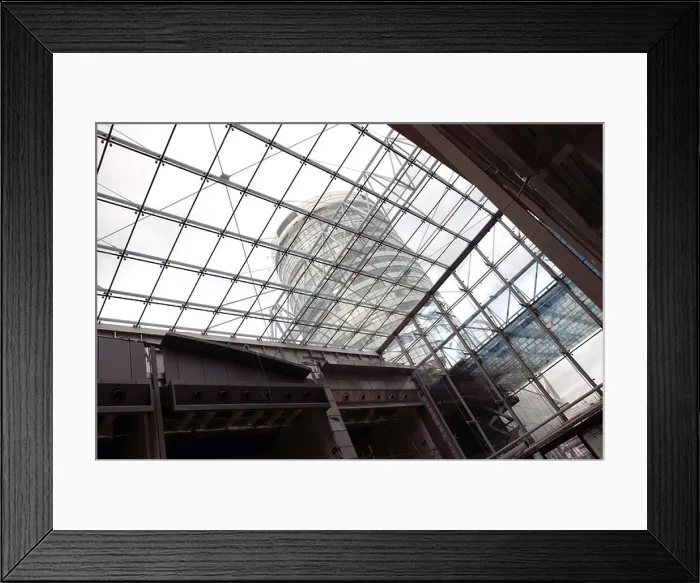Framed Print : Construction of the Bullring and Selfridges Birmingham UK 2003 Framed Print : Construction of the Bullring and Selfridges Birmingham UK 2003